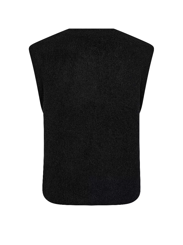 MOS MOSH | Strickgilet MMALMINETHORA | schwarz