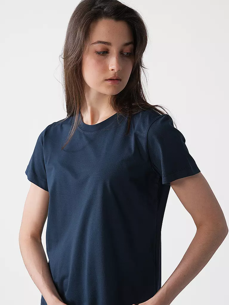 MOS MOSH | T-Shirt MMDALA | dunkelblau