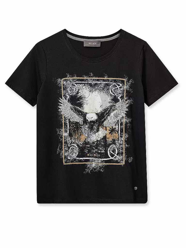 MOS MOSH | T-Shirt MMELLI | schwarz