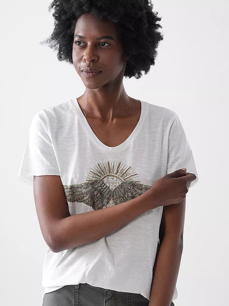MOS MOSH | T-Shirt MMNADINEO | creme
