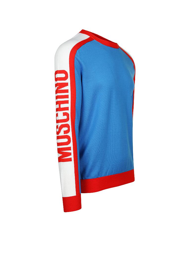 Moschino Men Wool And Silk Pullover