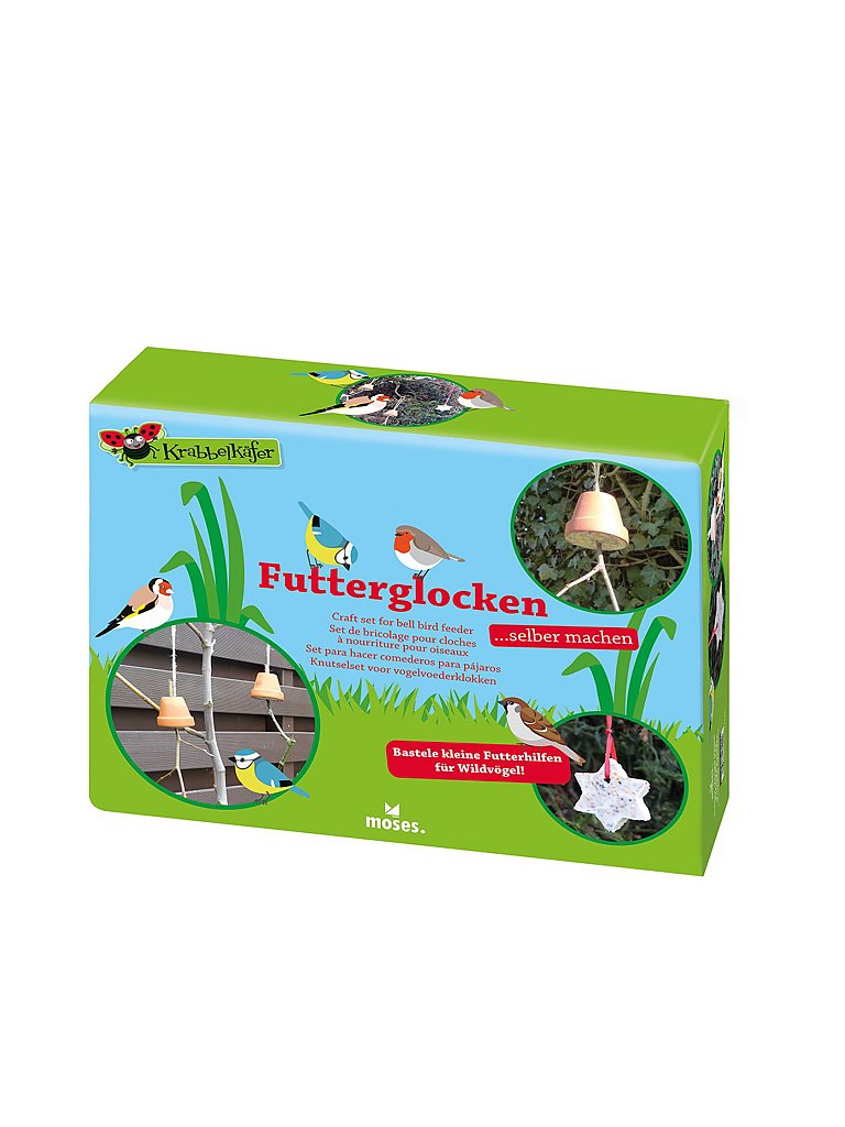 MOSES VERLAG Futterglocken Bastelset Krabbelkäfer