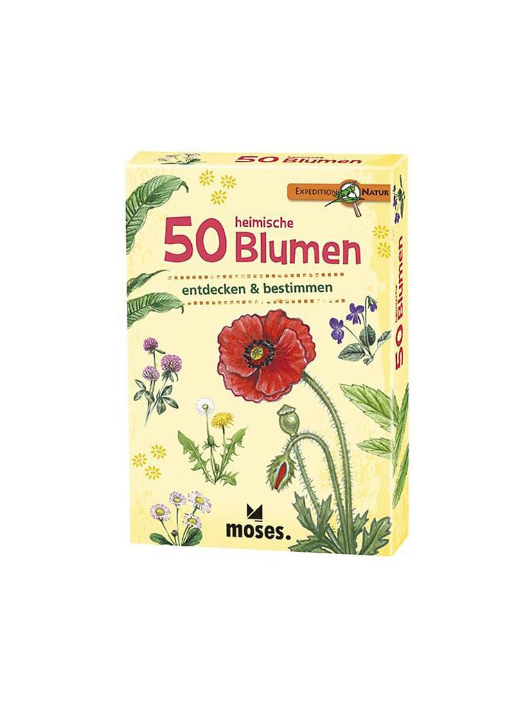 MOSES VERLAG | Expedition Natur - 50 heimische Blumen | keine Farbe