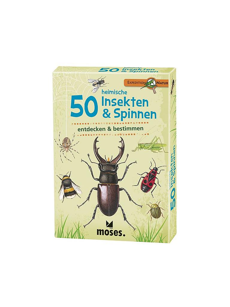 MOSES VERLAG | Expedition Natur - 50 heimische Insekten und Spinnen | keine Farbe