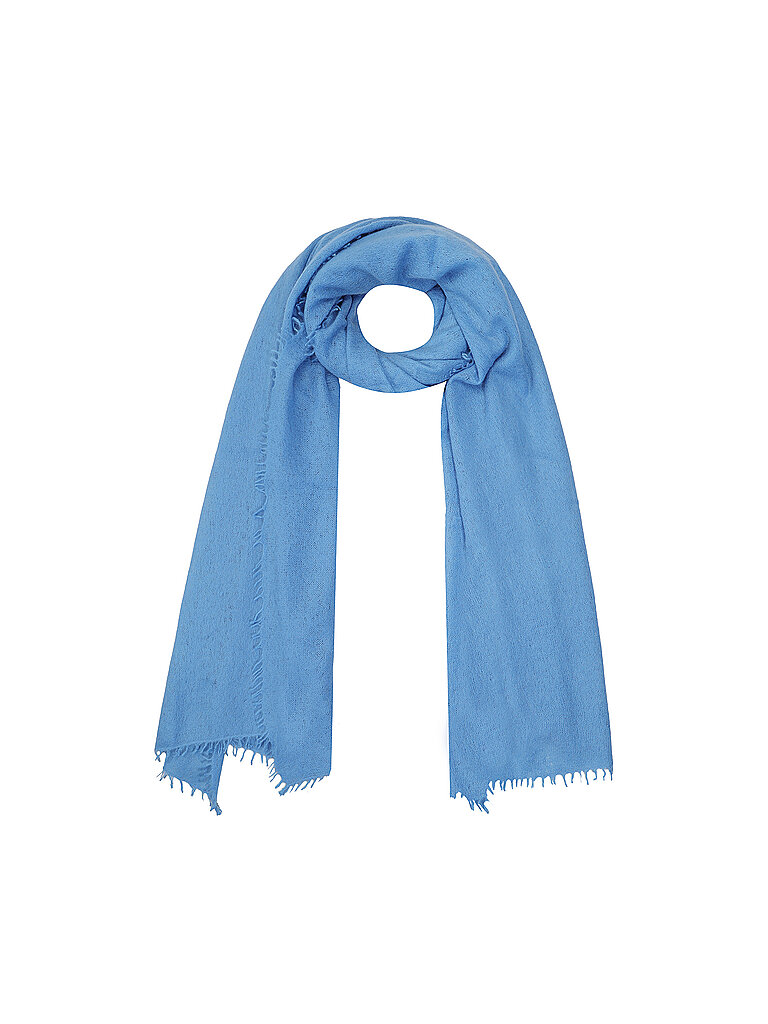 MOULETA Kaschmirschal blau