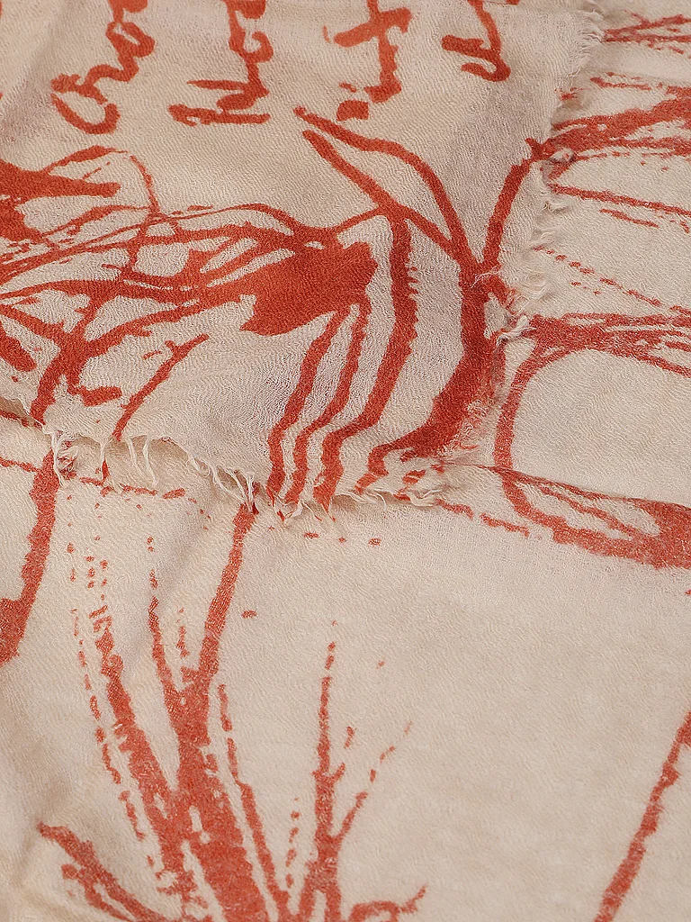 MOULETA Sciarpa in cashmere arancione