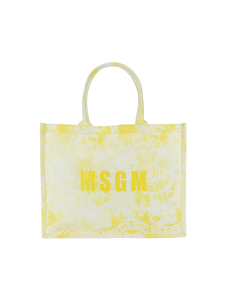 MSGM Tasche - Tote Bag DONNA gelb