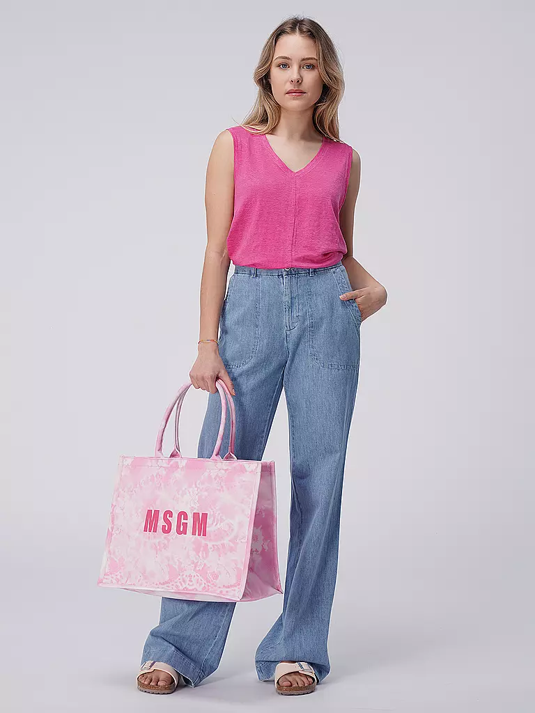 MSGM | Tasche - Tote Bag DONNA | pink