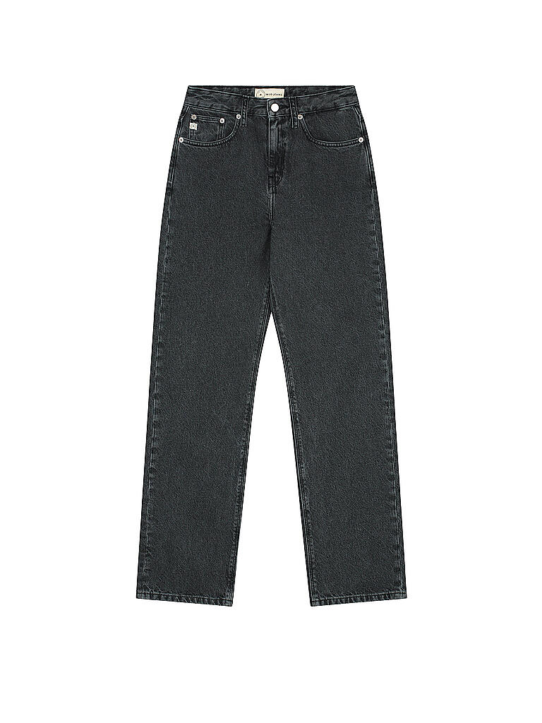 MUD JEANS Jeans Straight RELAX ROSE schwarz