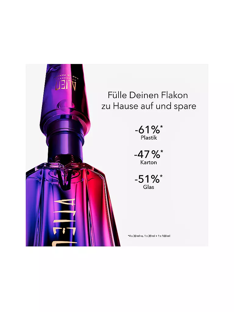 MUGLER | Alien Hypersense Eau de Parfum 60ml Nachfüllbar | keine Farbe