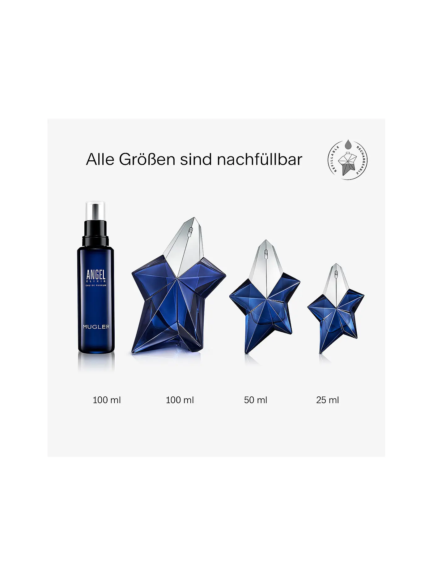 MUGLER | Angel Elixir Eau de Parfum 100ml Nachfüllflakon | keine Farbe