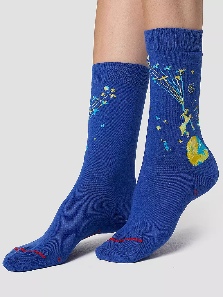 MUSEARTA | Herren Socken FLYING AWAY - DER KLEINE PRINZ blue-multi (40-46) | blau