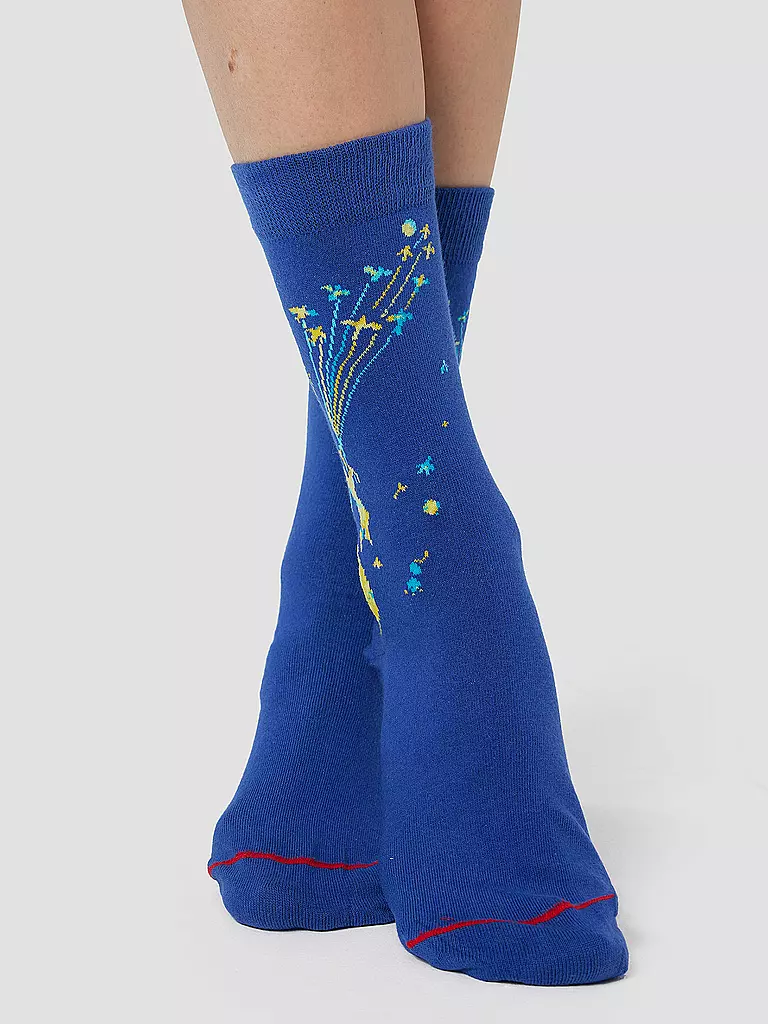 MUSEARTA | Herren Socken FLYING AWAY - DER KLEINE PRINZ blue-multi (40-46) | blau