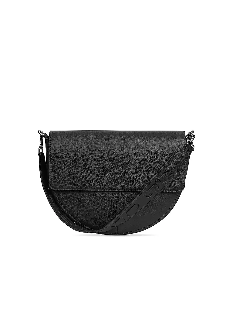 MYOMY | Ledertasche - Henkeltasche Lima | schwarz