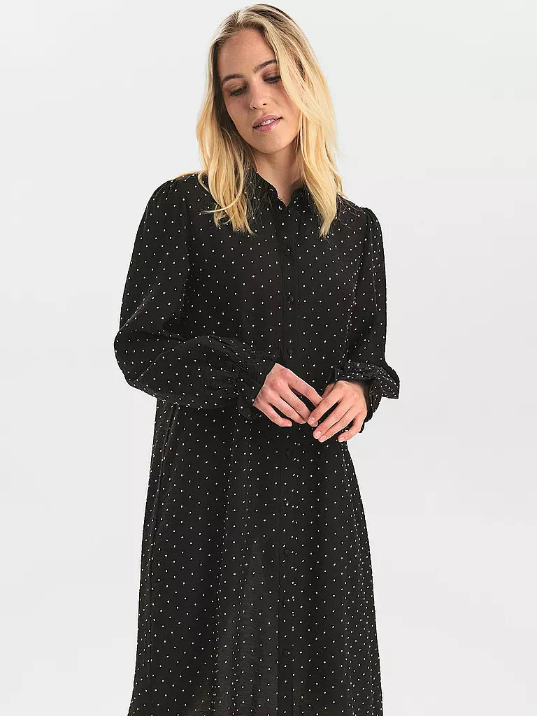 NÜMPH | Hemdblusenkleid NULIZA | schwarz