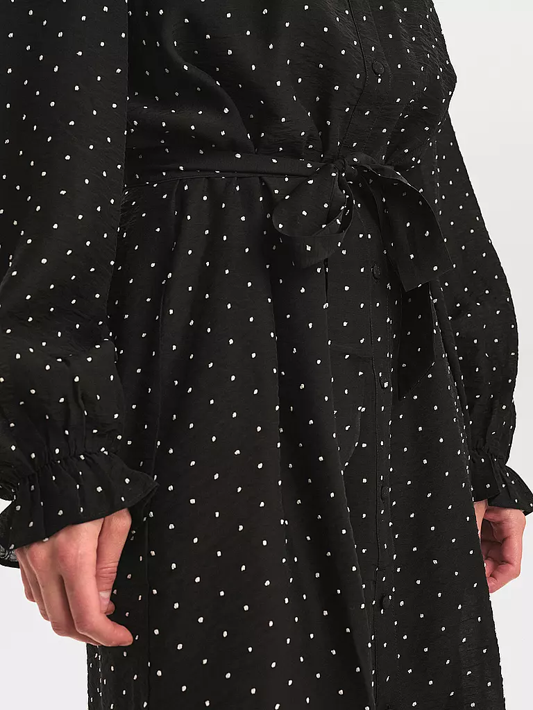 NÜMPH | Hemdblusenkleid NULIZA | schwarz