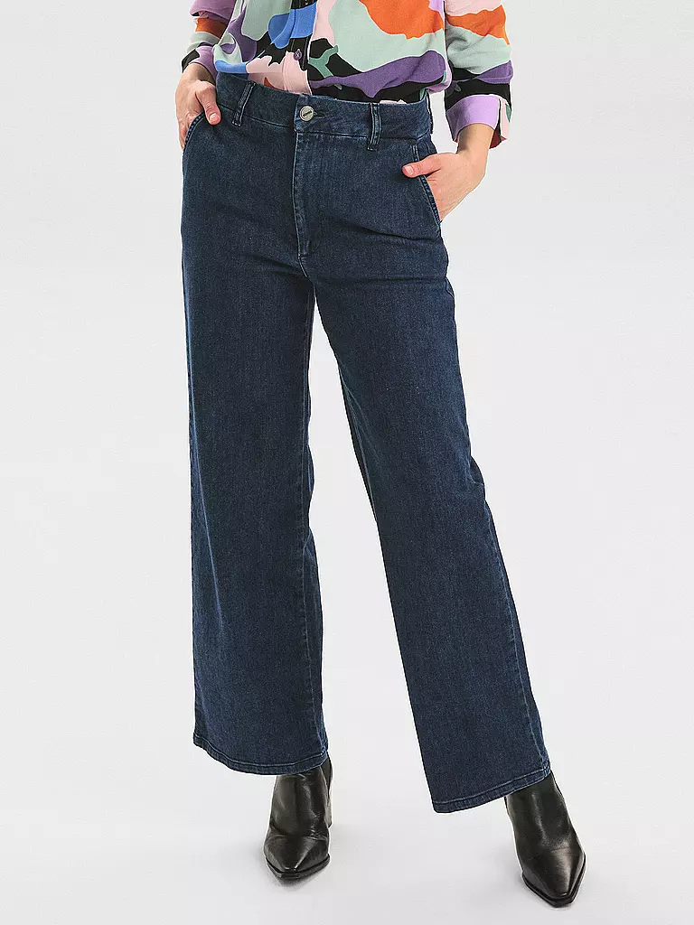 NÜMPH | Jeans wide leg NUAMBER | blau