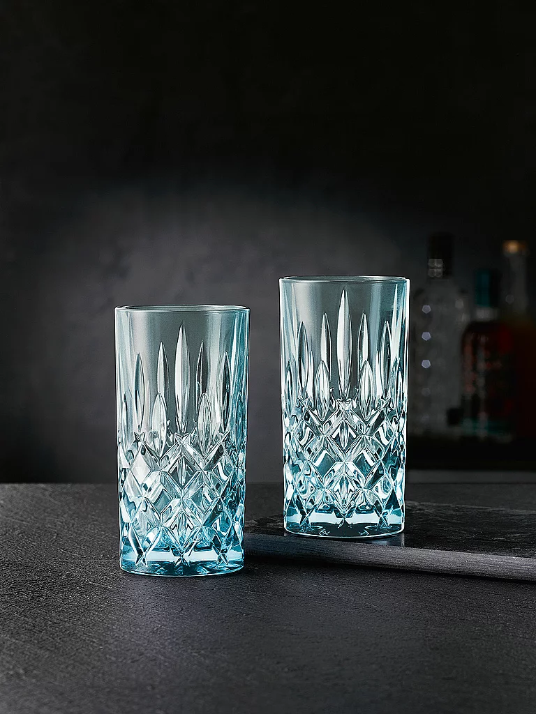 NACHTMANN Longdrink Gläser 2er Set NOBLESSE FRESH COLORS Aqua hellblau