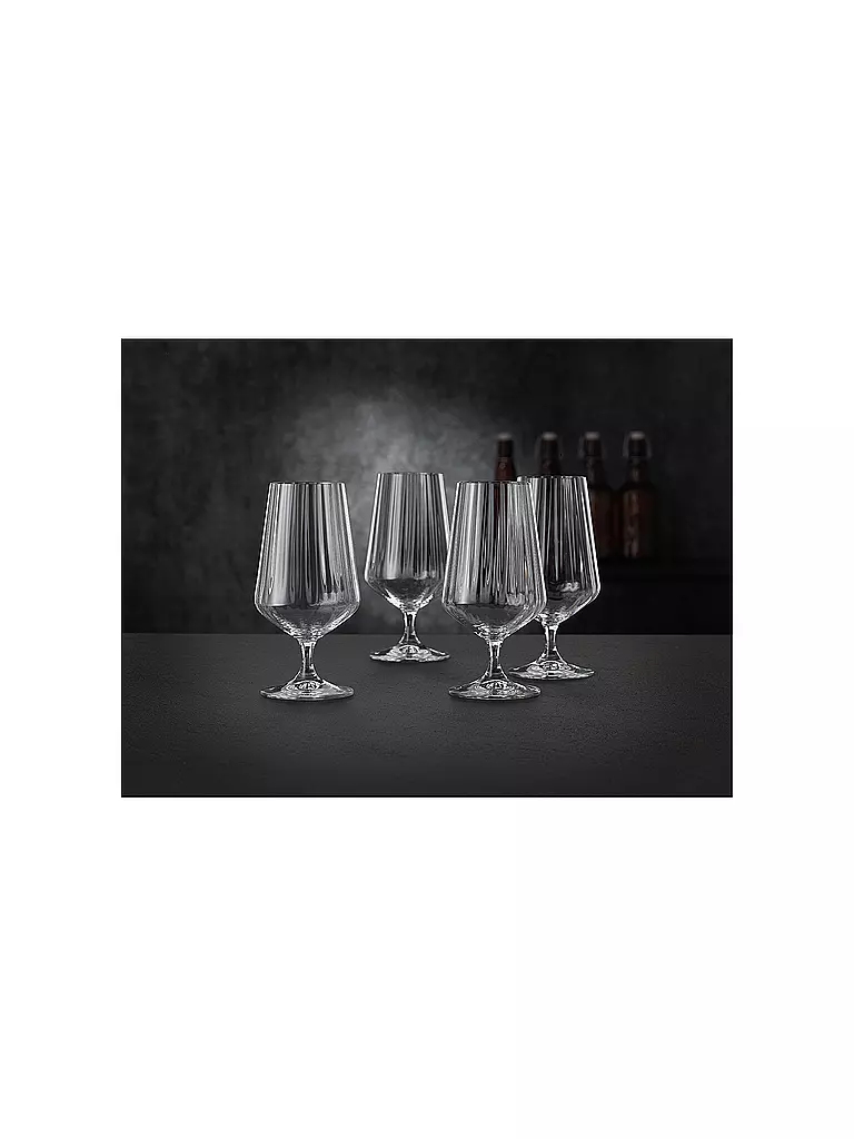 NACHTMANN | Bier Glas 4-er Set 380ml CELEBRATION Klar | transparent