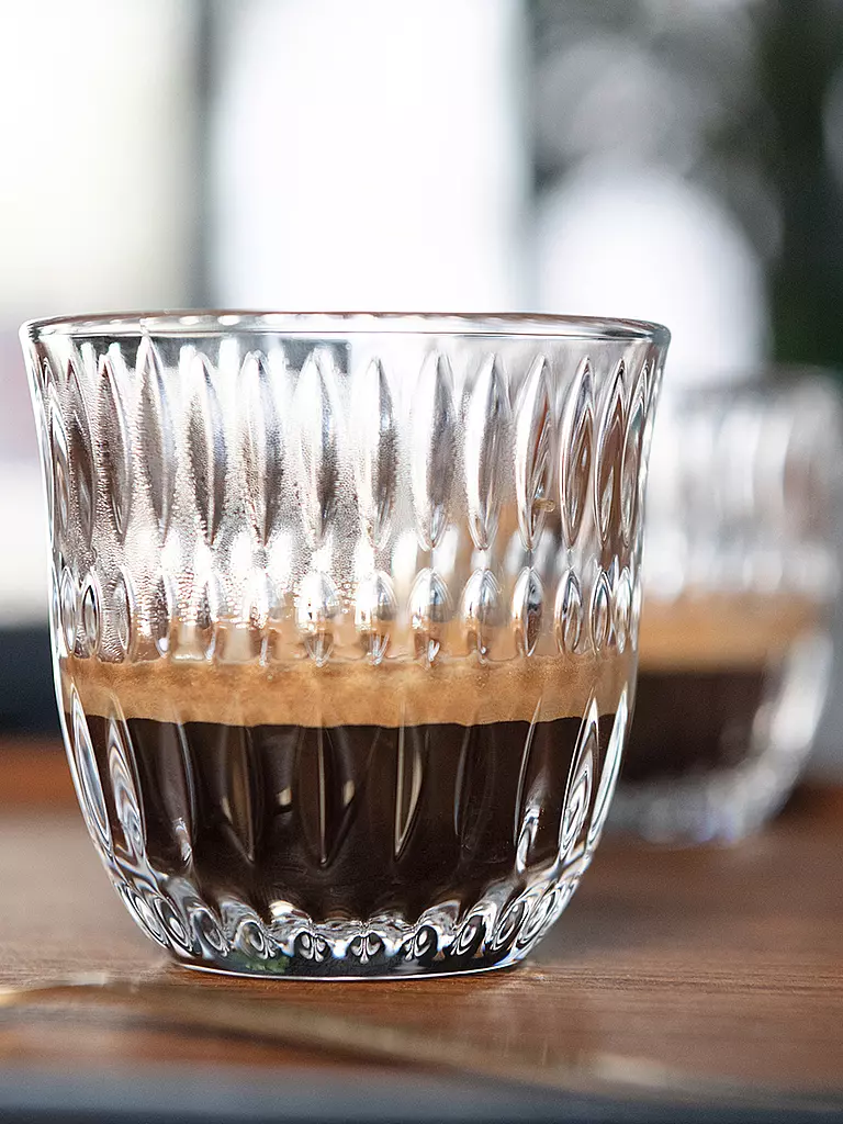 NACHTMANN | Espresso Doppio Glas 2er Set ETHNO Barista 90ml | transparent