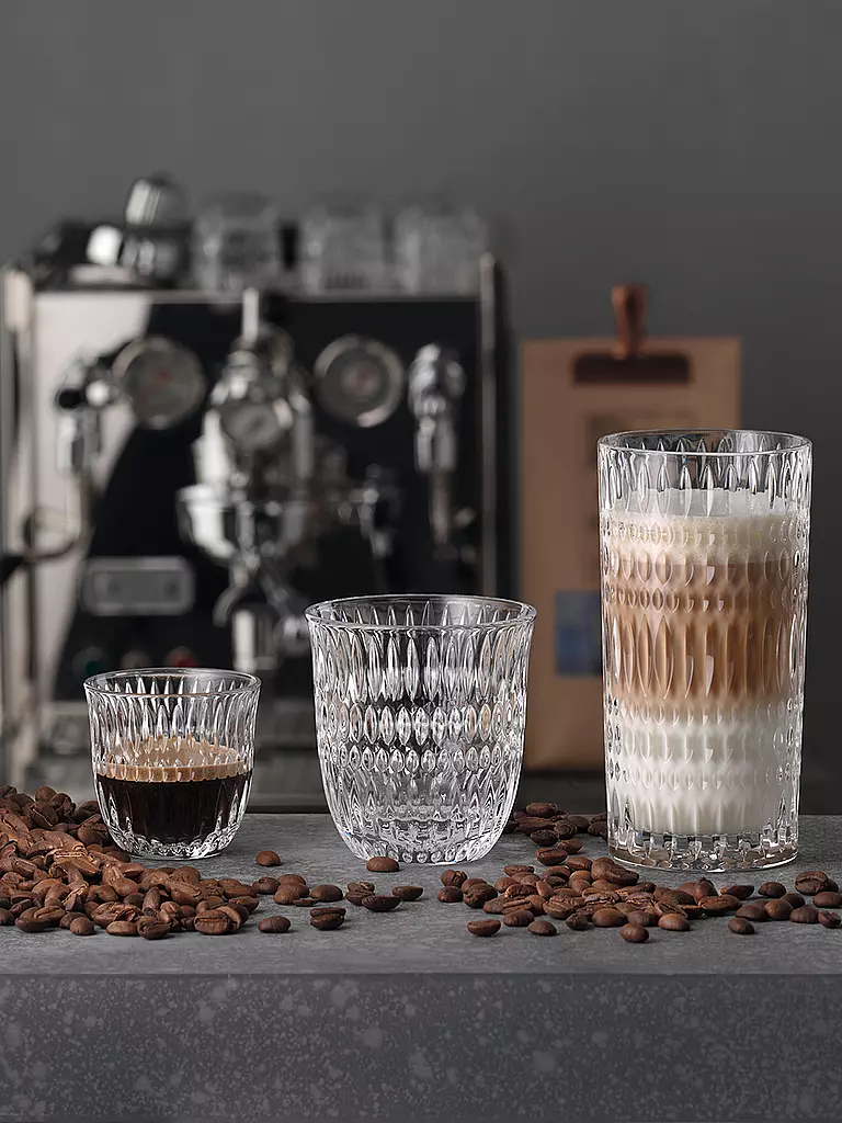 NACHTMANN | Espresso Doppio Glas 2er Set ETHNO Barista 90ml | transparent