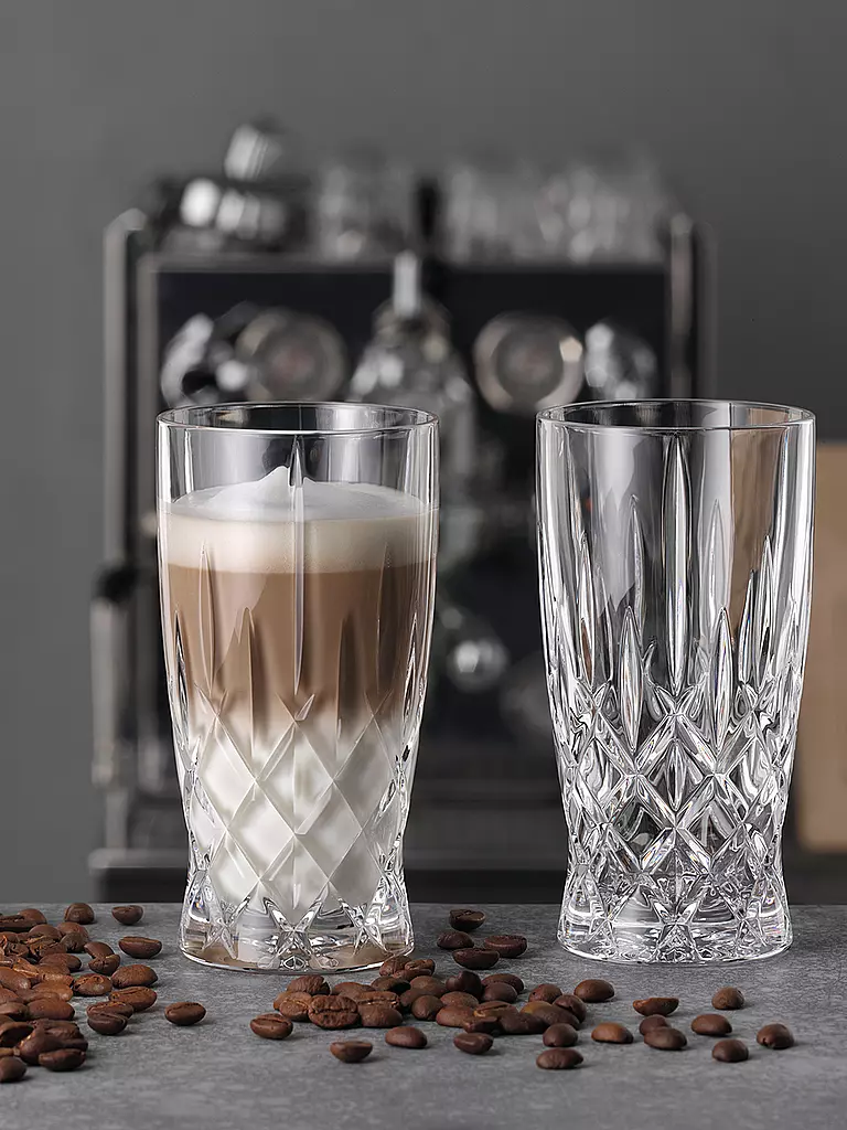 NACHTMANN | Latte Macchiato Glas 2er Set NOBLESSE Barista 350ml | transparent