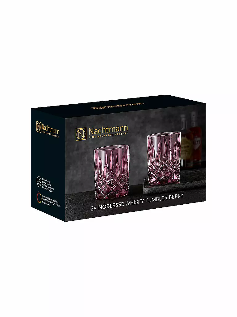 NACHTMANN | Whiskeyglas 2er Set Noblesse Berry 295ml | beere