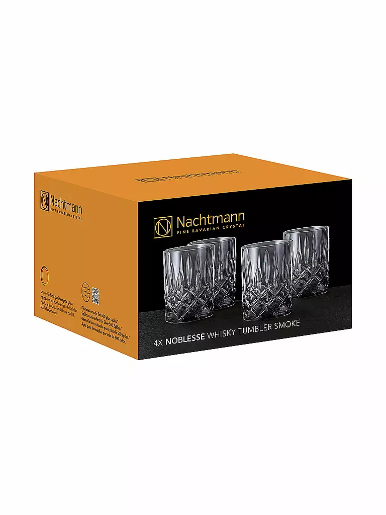 NACHTMANN | Whiskyglas 4er Set NOBLESSE 295ml Smoke | hellblau