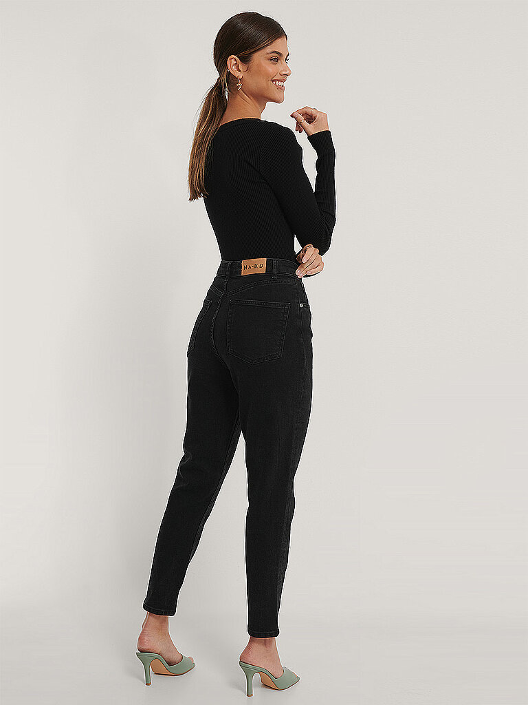 NAKD Jeans Mom Fit 7/8 schwarz | 36