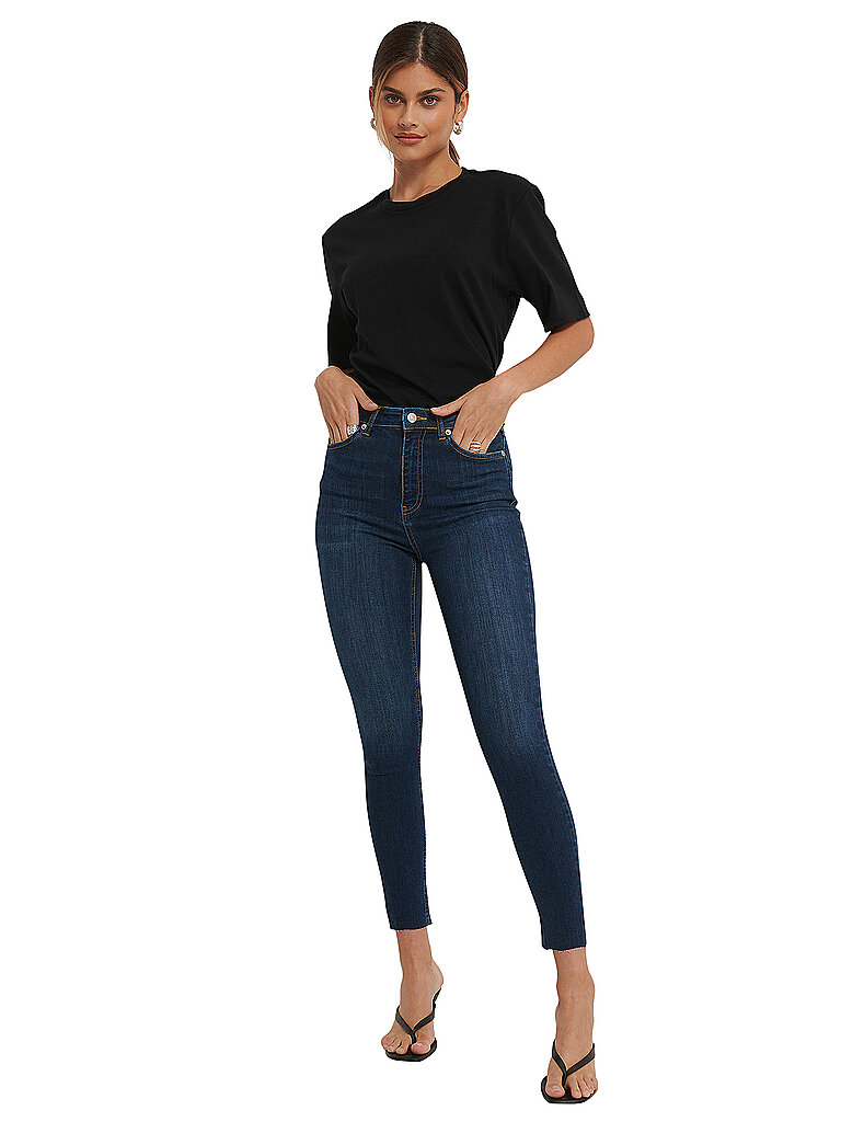 NAKD Highwaist Jeans Skinny Fit 7/8 blau | 34