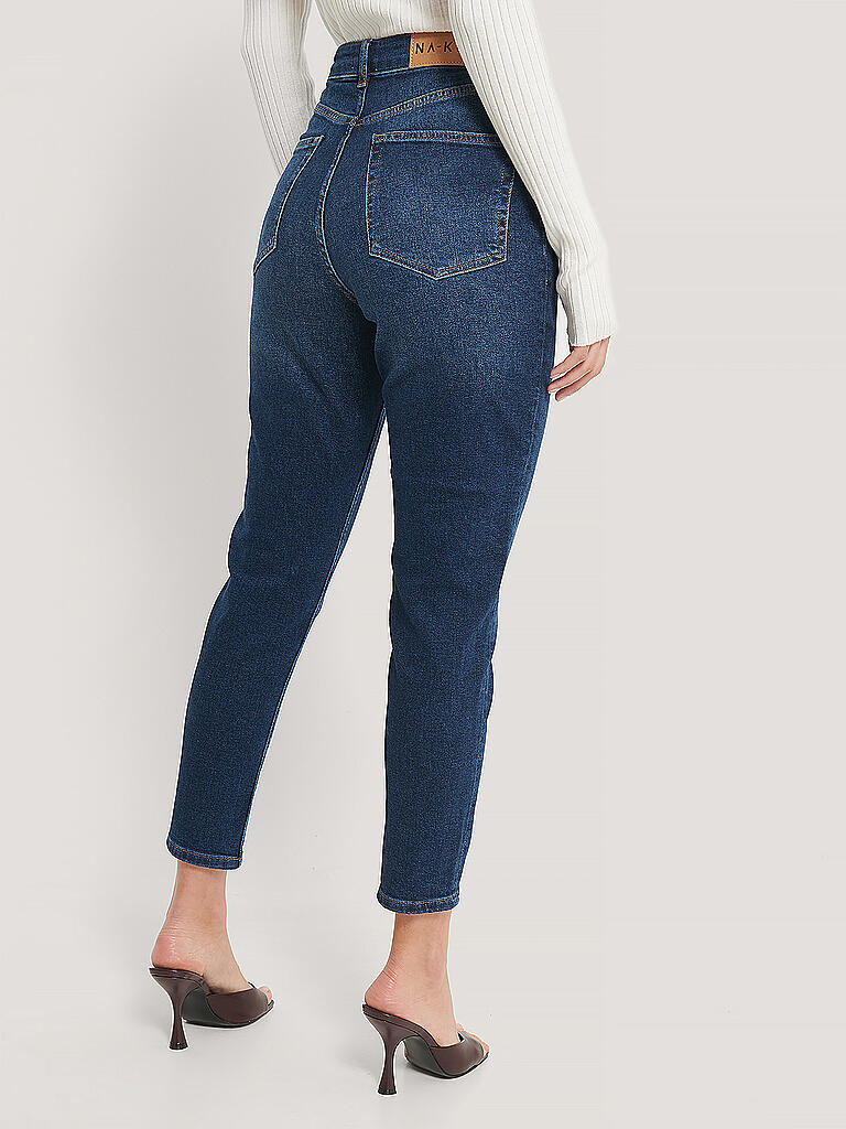 NAKD | Highwaist Jeans Mom Fit 7/8 | blau
