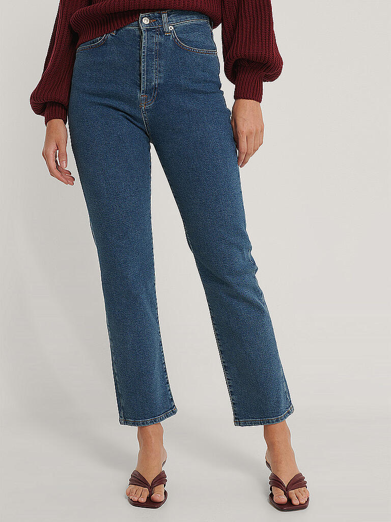 NAKD | Highwaist Jeans Straight Fit | blau