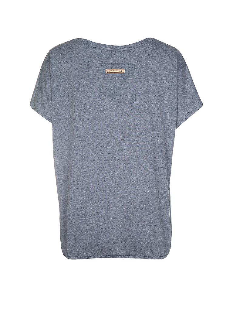 NAKETANO | T-Shirt Oversized-Fit "Acid Girl" | grau