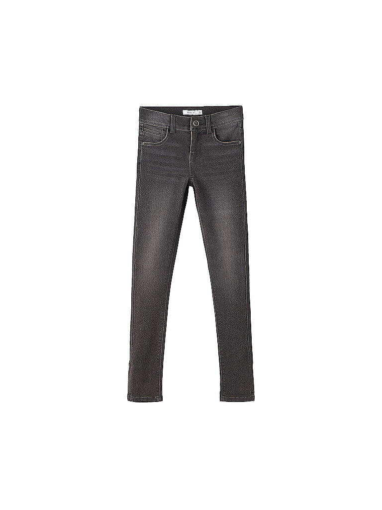 NAME IT Mädchen Jeans Slim Fit NKFPOLLY grau | 116