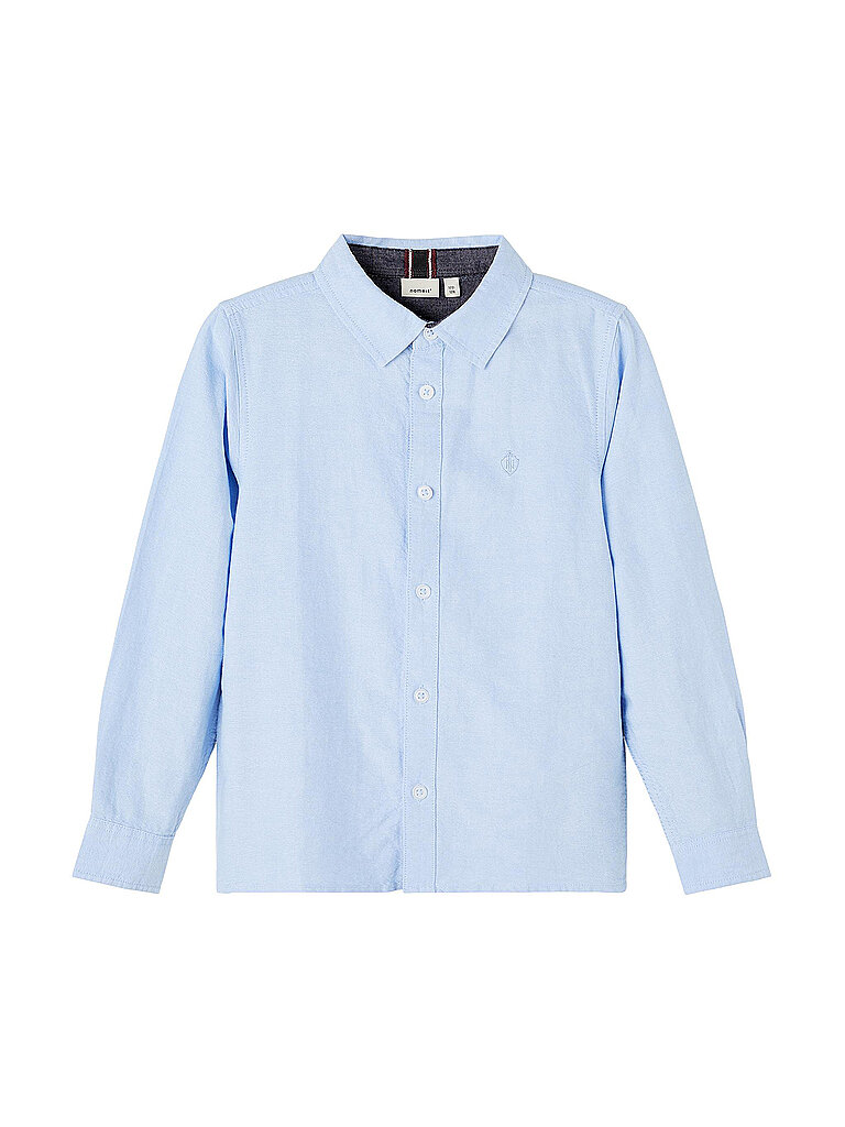 NAME IT Jungen Hemd NKMNEWSA hellblau | 104