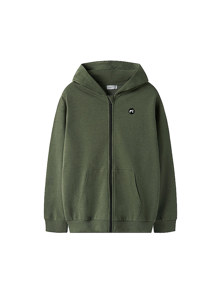 NAME IT Jungen Sweatjacke NKMVIMO dunkelgrün | 122-128