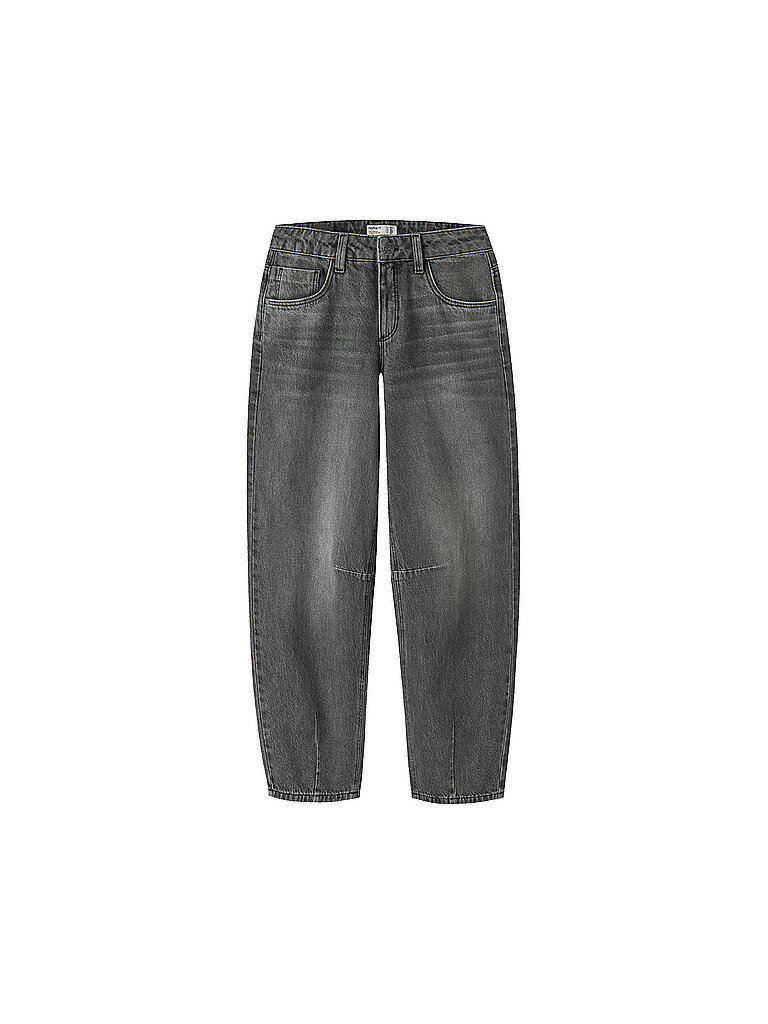 NAME IT Mädchen Jeans Barrel Fit NKFBELLA grau | 140