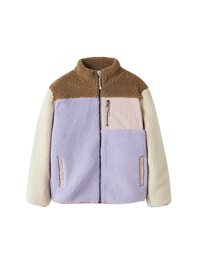 NAME IT Mädchen Jacke in Felloptik NBFMACEY  lila | 140