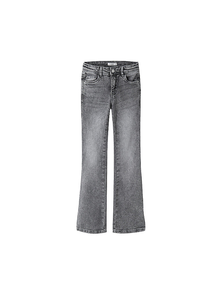 name it MäDchen Jeans Skinny Bootcut Fit Nkfpolly Hellgrau | 140