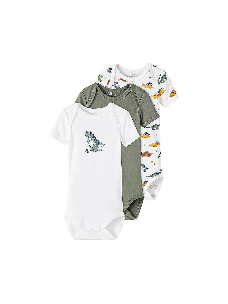 NAME IT | Baby Body 3-er Pkg. NBMBODY  | olive