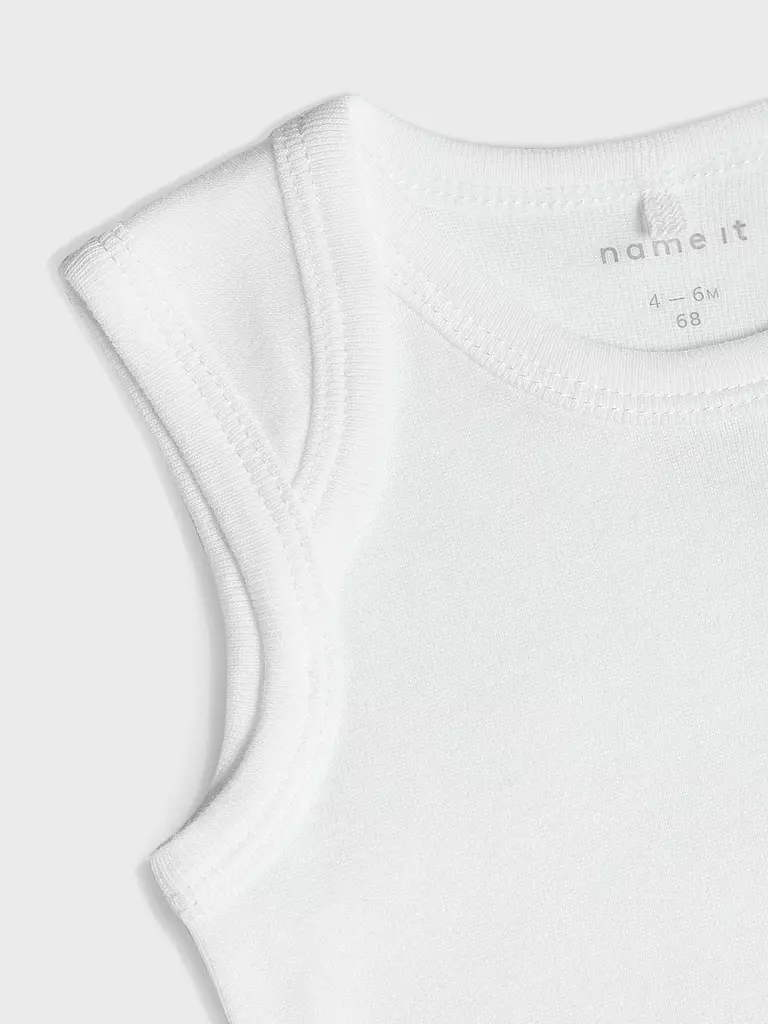 NAME IT | Baby Body 3-er Pkg. | weiss