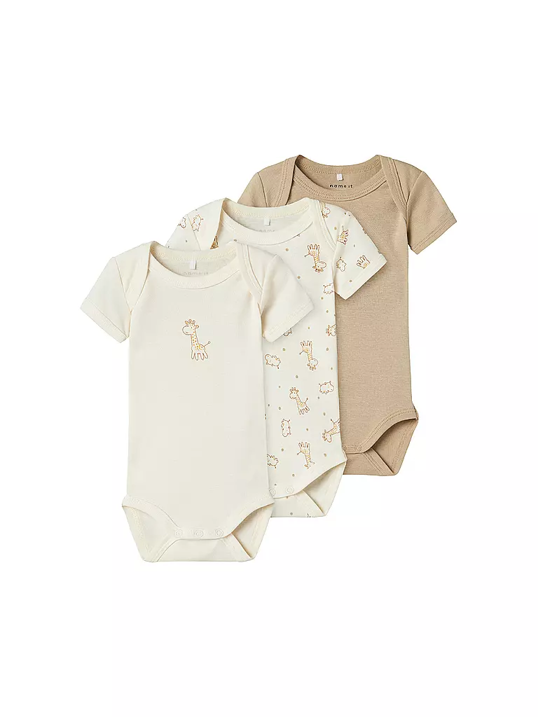 NAME IT | Baby Body NBNBODY 3er Pkg | creme