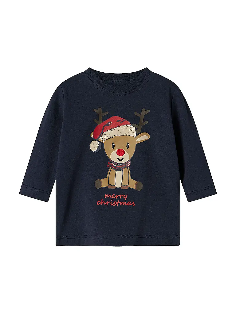 NAME IT | Baby Langarmshirt NBMFA | dunkelblau