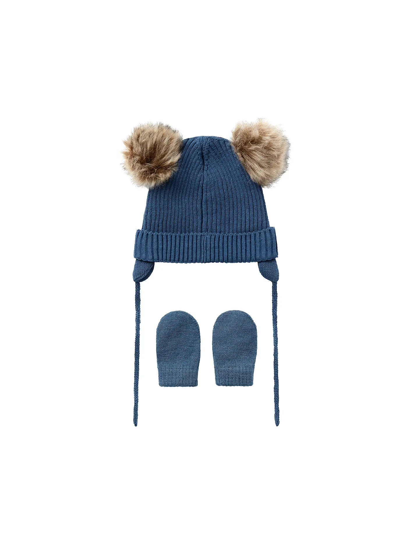 NAME IT | Baby Mütze - Haube NBNMARA 2teilig | dunkelblau