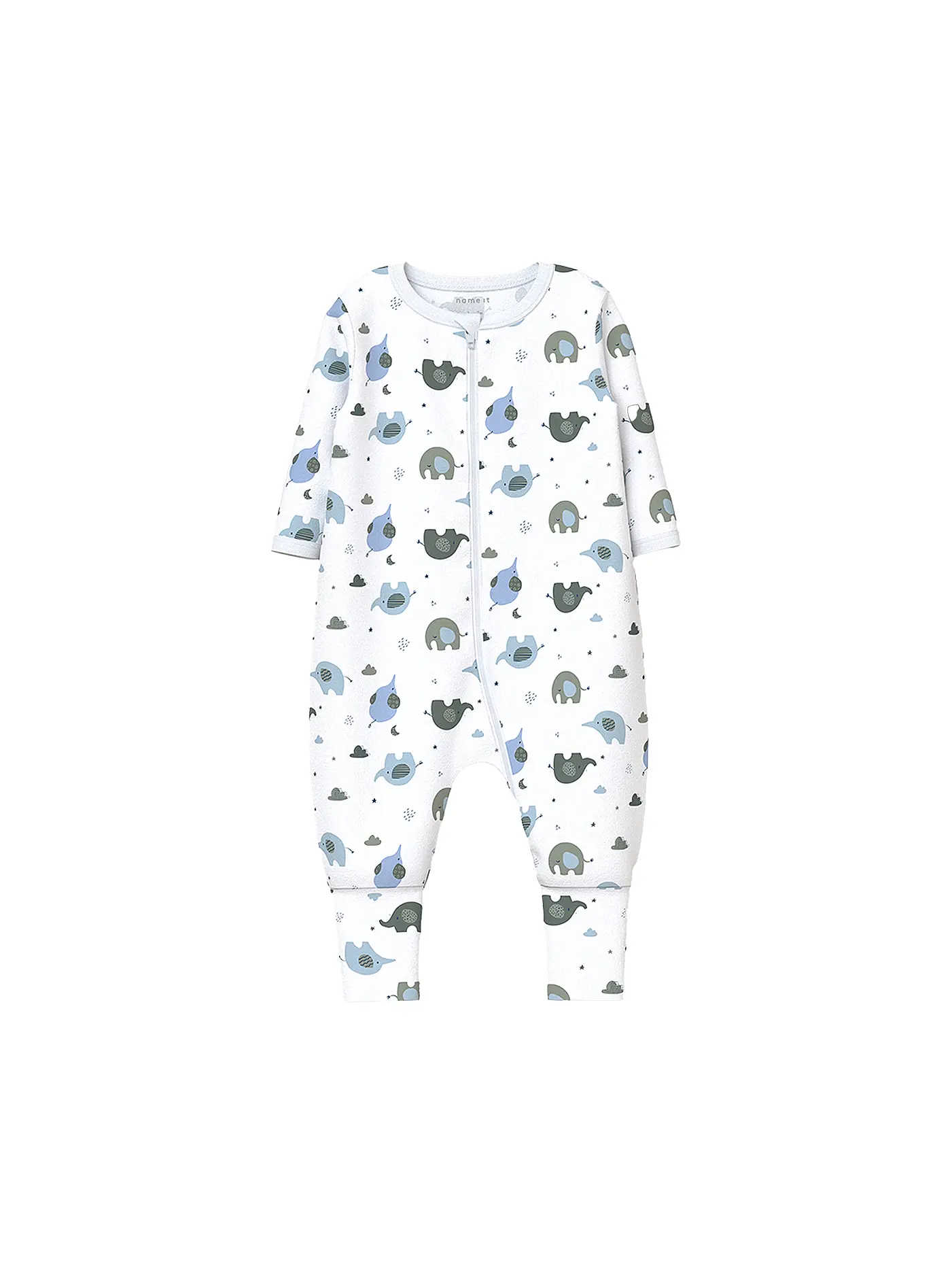 NAME IT | Baby Schlafoverall 2er Pkg NBMNIGHTSUIT | hellblau
