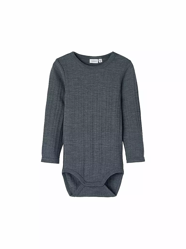 NAME IT | Baby Wollbody NMMWANG WOOL | grau