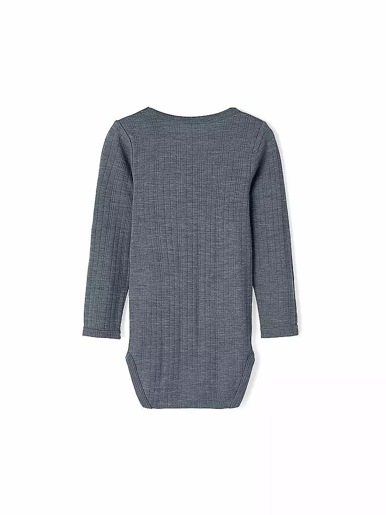NAME IT | Baby Wollbody NMMWANG WOOL | grau