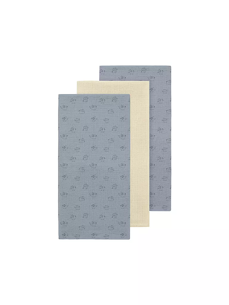 NAME IT | Babytuch 3erPkg. NBNOHAPPY | Blau