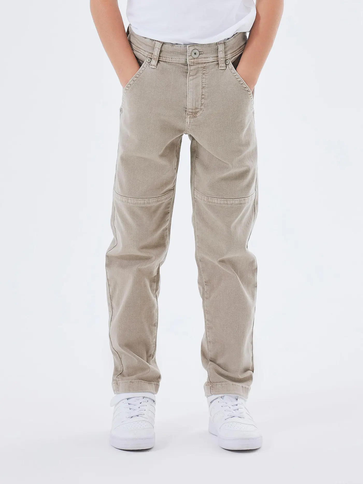NAME IT | Jungen Hose Tapered Fit NKMSILAS | beige