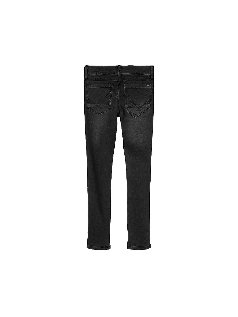 NAME IT | Jungen Jeans Skinny Fit NKMPETE  | schwarz